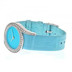  Piaget PIAGET 18K WHITE GOLD LIMELIGHT GALA TURQUOISE 32MM DIAL WATCH - 3274017