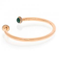  Piaget PIAGET 18K YELLOW GOLD SIZE 17 DIAMOND AND MALACHITE BRACELET - 2946877