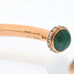  Piaget PIAGET 18K YELLOW GOLD SIZE 17 DIAMOND AND MALACHITE BRACELET - 2946881
