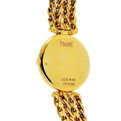  Piaget Piaget Slim 18K Yellow Gold Ref 2231N36 18 Jewels Round Dial 23mm Watch - 4232134