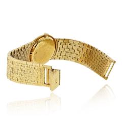  Piaget Piaget Vintage 18K Yellow Gold Tiger Eye Oval Dial Watch - 4509446