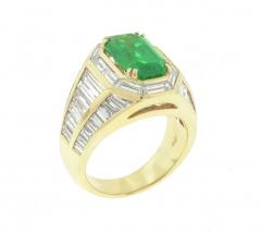  Picciohitti Picchiotti Emerald Diamond Gold Ring - 425049