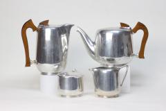  Picquot Ware England Mid Century Modern Biomorthic Tea Coffee Set by Picquot Ware 1960s England - 3379668