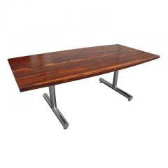  Pieff Rosewood Chrome Table Desk by Tim Bates for Pieff Furniture - 2790304