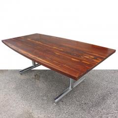  Pieff Rosewood Chrome Table Desk by Tim Bates for Pieff Furniture - 2790306