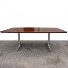  Pieff Rosewood Chrome Table Desk by Tim Bates for Pieff Furniture - 2790307