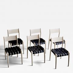  Piero Palange Werther Toffoloni Set of six chairs mod 993 designed by Piero Palange and Werther Toffoloni - 4256469