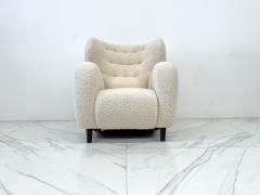  Pierre Augustin Rose Le Minotaure Armchair Pierre Augustin Rose in Pierre Frey Teddy Mohair - 3854488