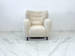  Pierre Augustin Rose Le Minotaure Armchair Pierre Augustin Rose in Pierre Frey Teddy Mohair - 3854493