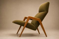  Pierre Weckx Brazilian Modern Armchair in Pau Marfim Green Mohair Pierre Weckx - 4596998