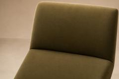 Pierre Weckx Brazilian Modern Armchair in Pau Marfim Green Mohair Pierre Weckx - 4596999
