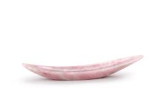  Pieruga Marble Bowl decorative sculpture in rose quartz hand carved in Italy - 1452918