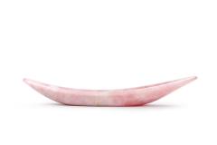  Pieruga Marble Bowl sculpture in rose quartz hand carved in Italy - 1452873