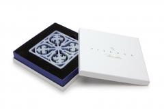  Pieruga Marble Coaster hand curved from block of Azul Macaubas by Pieruga Marble Made in Italy - 1637695