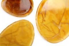  Pieruga Marble Set of Plates in Amber Onyx hand carved in Italy - 1460379