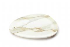  Pieruga Marble Set of Plates in Different Marbles and Onyx Hand Carved in Italy - 1460451