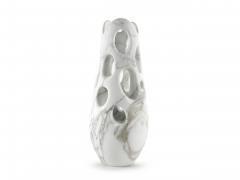  Pieruga Marble Vase sculpture in white Statuary marble carved by hand in Italy - 1450964