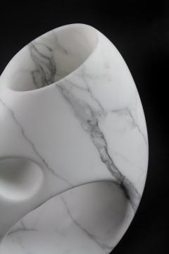  Pieruga Marble Vase sculpture in white Statuary marble made in Italy - 1451002