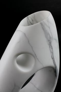  Pieruga Marble Vase sculpture in white Statuary marble made in Italy - 1451007