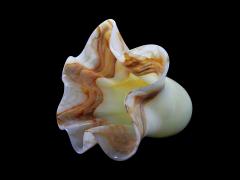  Pieruga Marble Vase sculpture in white onyx carved by hand in Italy - 1757134