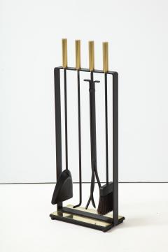  Pilgrim Manufacturing 1960s Modernist Brass Fireplace Tools By Pilgrim - 2359801