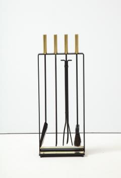 Pilgrim Manufacturing 1960s Modernist Brass Fireplace Tools By Pilgrim - 2359802