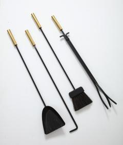  Pilgrim Manufacturing 1960s Modernist Brass Fireplace Tools By Pilgrim - 2359806