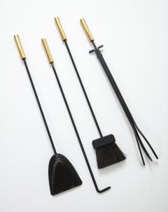  Pilgrim Manufacturing 1960s Modernist Brass Fireplace Tools By Pilgrim - 2359807