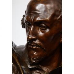  Pinedo Rare French Bronze Bust of William Shakespeare by Carrier Belleuse and Pinedo - 1110853