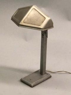  Pirette Pair of French Early Modern Adjustable Aluminum Table Desk Lamps by Pirette 1930 - 1746604