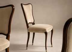  Pisciotta e Filhos Set of Eight Dining Chairs by Pisciotta e Filhos in Rosewood Mohair - 4736758