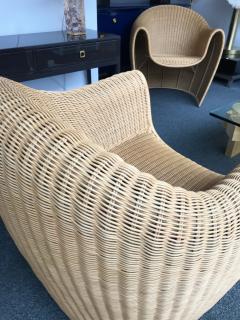 Platt Young King Tubby Rattan Armchairs by Platt Young for Driade Italy 1998 - 814183