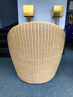  Platt Young King Tubby Rattan Armchairs by Platt Young for Driade Italy 1998 - 814189