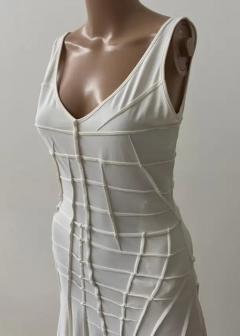  Plein Sud Plein Sud Midi Dress with Sculptural Seaming SS 2004 - 4106187