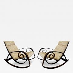  Plycraft Pair George Mulhauser for Plycraft Sultana Rocking Chairs 1960 - 4213870