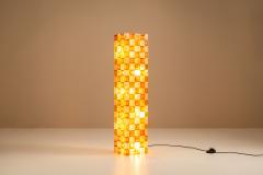  Poliarte Floorlamp by Poliarte in Amber and Crystal Pulegoso Glass Italy 1970s - 4473648