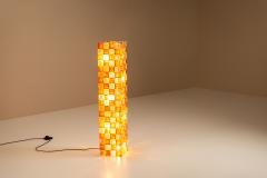  Poliarte Floorlamp by Poliarte in Amber and Crystal Pulegoso Glass Italy 1970s - 4473650