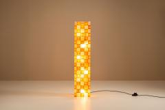  Poliarte Floorlamp by Poliarte in Amber and Crystal Pulegoso Glass Italy 1970s - 4473653