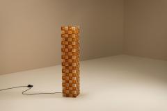  Poliarte Floorlamp by Poliarte in Amber and Crystal Pulegoso Glass Italy 1970s - 4473663