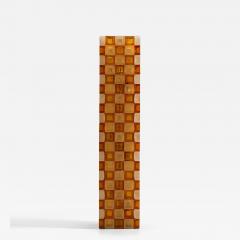  Poliarte Floorlamp by Poliarte in Amber and Crystal Pulegoso Glass Italy 1970s - 4475872