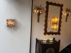  Poliarte Large Glass Sconce by Poliarte Italy 1970s - 4496852