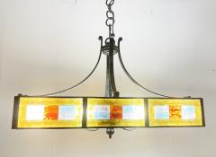  Poliarte Mid Century Stained Glass Suspension Light by Poliarte - 2532288