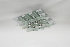  Poliarte Murano glass ceiling light by Poliarte Italy circa 1960s - 4317678