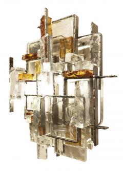  Poliarte Pair of Brutalist Wall Lights by Poliarte - 1147829