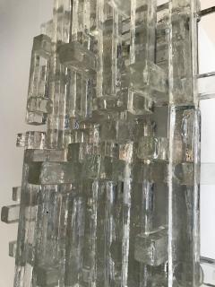  Poliarte Pair of Glass Metal Sconces by Poliarte Italy 1970s - 787803