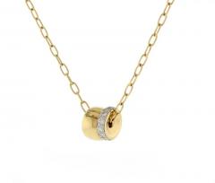  Pomellato POMELLATO ICONICA DIAMOND AND ROSE GOLD NECKLACE - 2814738