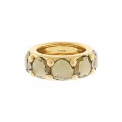  Pomellato POMELLATO NARCISO SMOKY QUARTZ YELLOW GOLD RING - 3711839