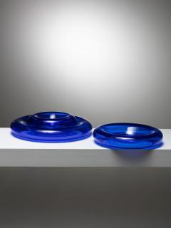  Pomeri Blue Glass Centerpieces by Eleonore Peduzzi Riva for Vistosi - 4724144