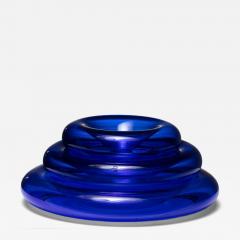  Pomeri Blue Glass Centerpieces by Eleonore Peduzzi Riva for Vistosi - 4728686