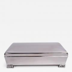  Poole Poole American Modern Sterling Silver Keepsake Box - 3826322